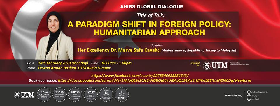 AHIBS Global Dialogue by Her Excellency The Ambassador of Turkey to Malaysia
