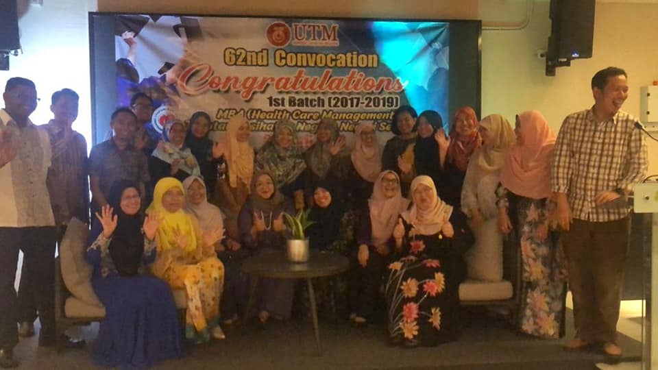 AHIBS first cohort of MBA Healthcare Management from Jabatan Kesihatan Negeri, Negeri Sembilan (Pre-convo celebration dinner)