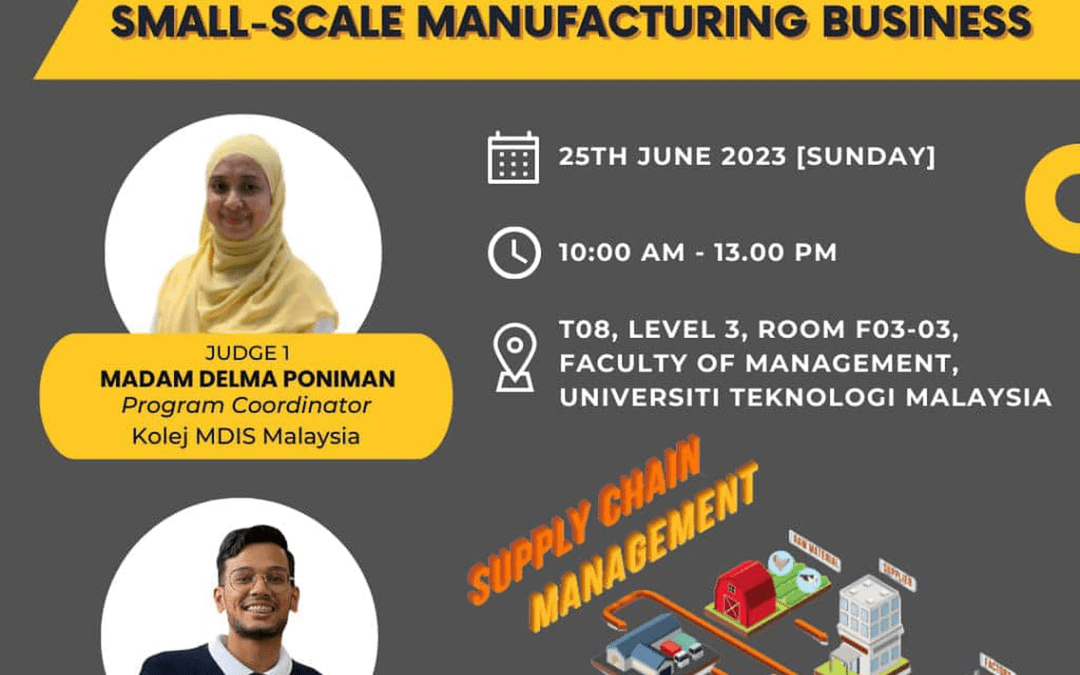 Presentation On Supply Chain Network Design For A Small-Scaled Manufacturing Business