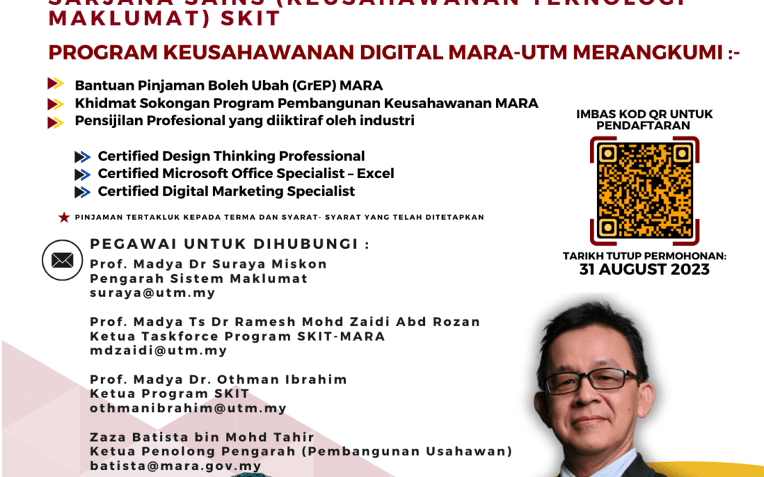 PROGRAM PENSARJANAAN KEUSAHAWANAN DIGITAL MARA-UTM