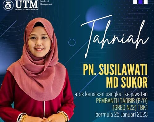 Congratulations Mdm Susilawati Md Sukor On Your Promotion!
