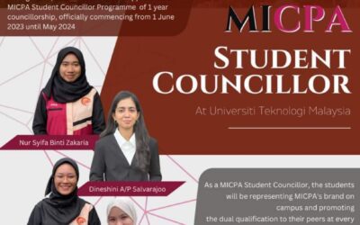 Outstanding Achievement: UTM Bachelor of Accounting Students Appointed as MICPA Student Councillor