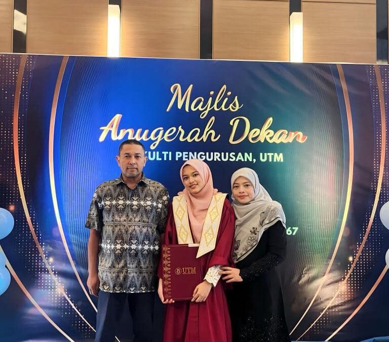 Nur Nabilah Noor Azman Triumphs: ACCA Academic Award Winner at UTM’s 67th Convocation Ceremony