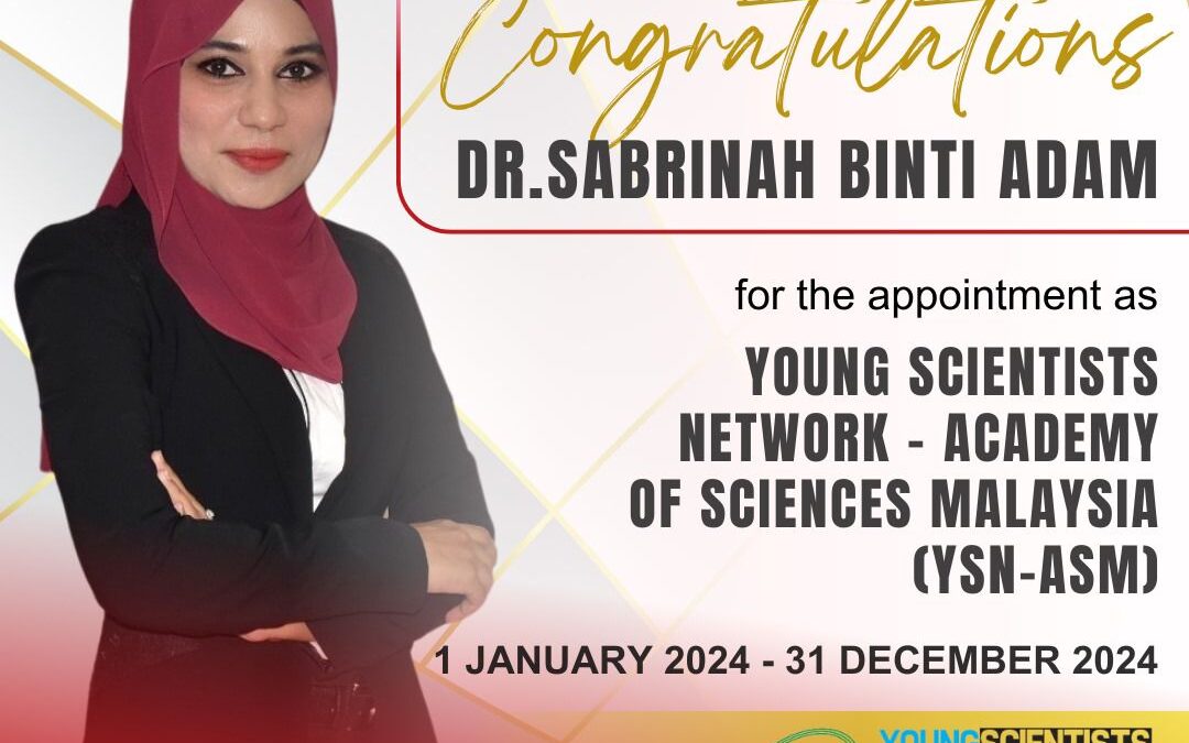 Congratulations Dr. Sabrinah binti Adam