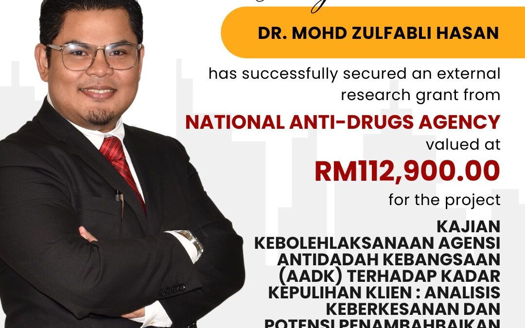 Tahniah Dr. Mohd Zulfabli Hasan