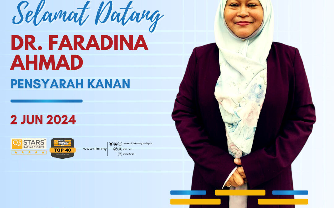 Selamat Datang Dr. Faradina Ahmad