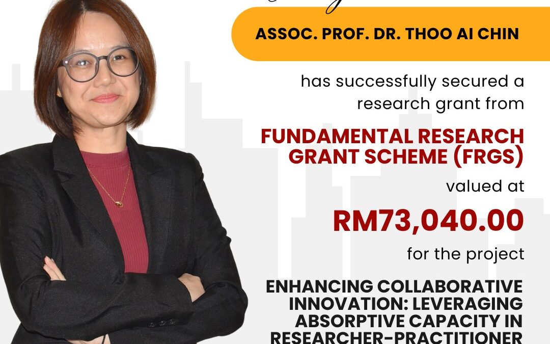 Congratulations Assoc. Prof. Dr. Thoo Ai Chin