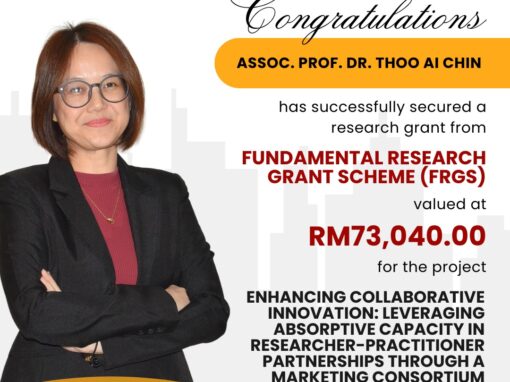Congratulations Assoc. Prof. Dr. Thoo Ai Chin
