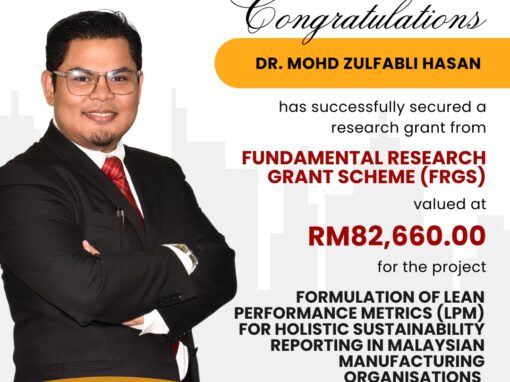 Congratulations Dr. Mohd Zulfabli Hasan