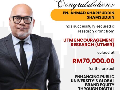 Congratulations En. Ahamd Sharifuddin Shamsuddin