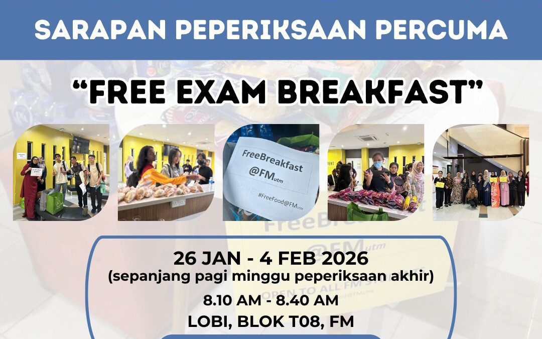 Program Sarapan Peperiksaan Percuma (Free Exam Breakfast)